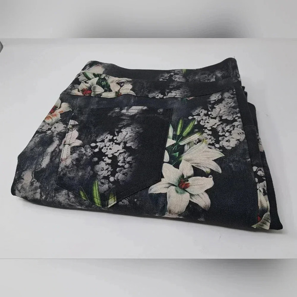 Joseph Ribkoff Pants - Joseph Ribkoff Women's Floral Pants Zip  Cuff Stretch Canada Plus Size 22 US